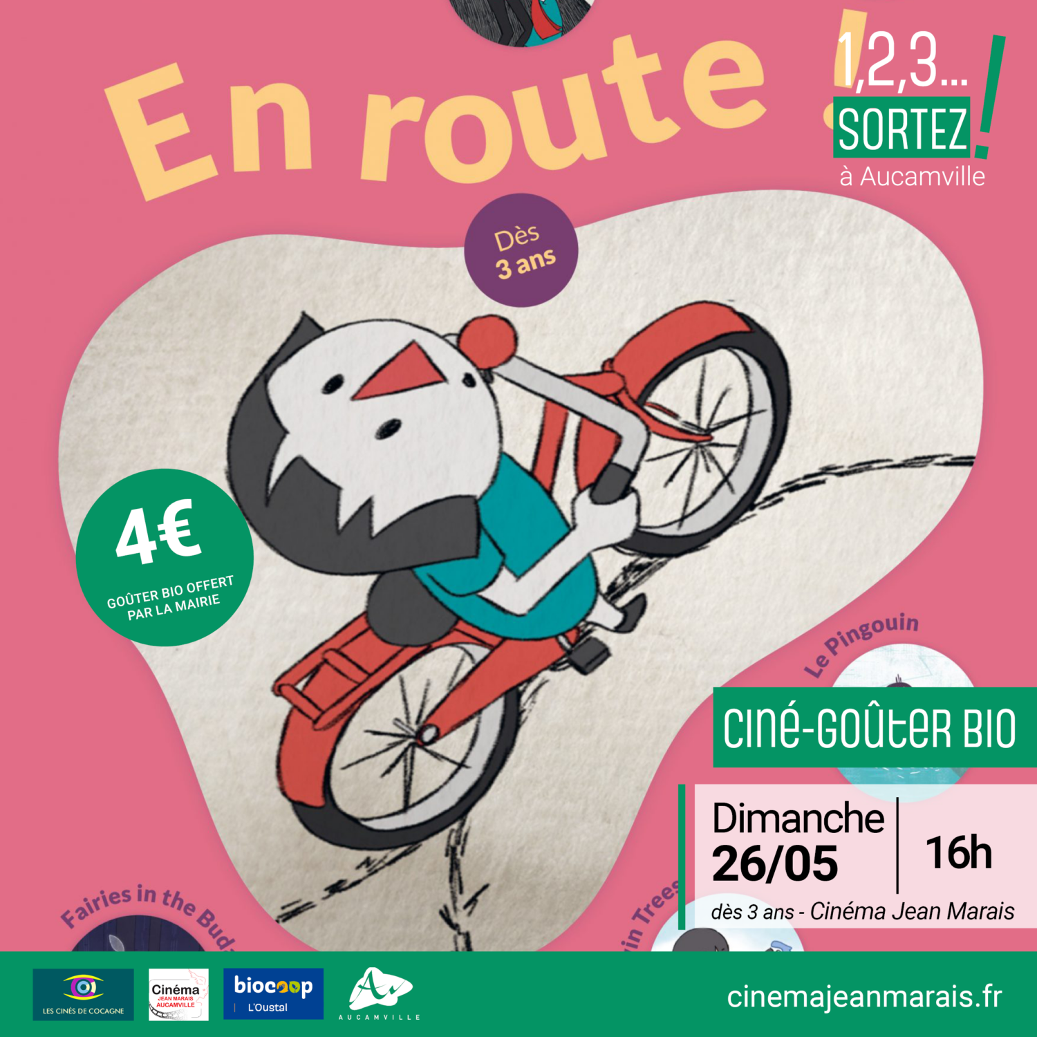 CULTURE - Ciné-goûter bio / "En Route !"